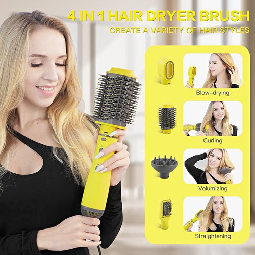 Hair dryer brush hot - 4-in-1,
