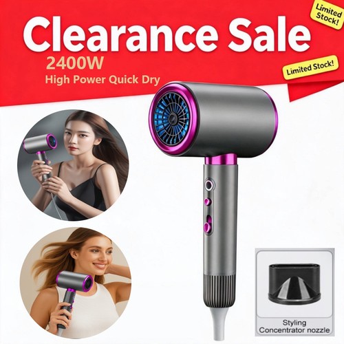 2400w high speed hair dryer - high-speed,