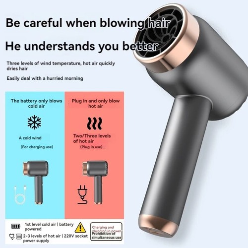 Wireless charging hair dryer - hair,